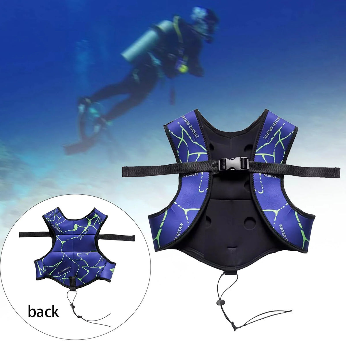 Neoprene Diving Weight Vest Q14856