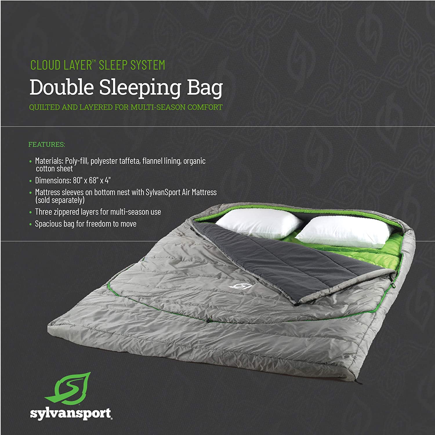 Cloud Layer Sleeping Bag with Cotton Sheet P936