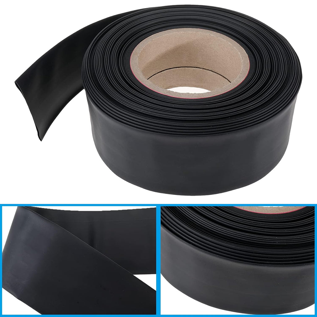 2:1 Heat Shrink Tubing 82 FT 2 Inch ID PE Electrical Shrink Tube Pack of 2 S202215