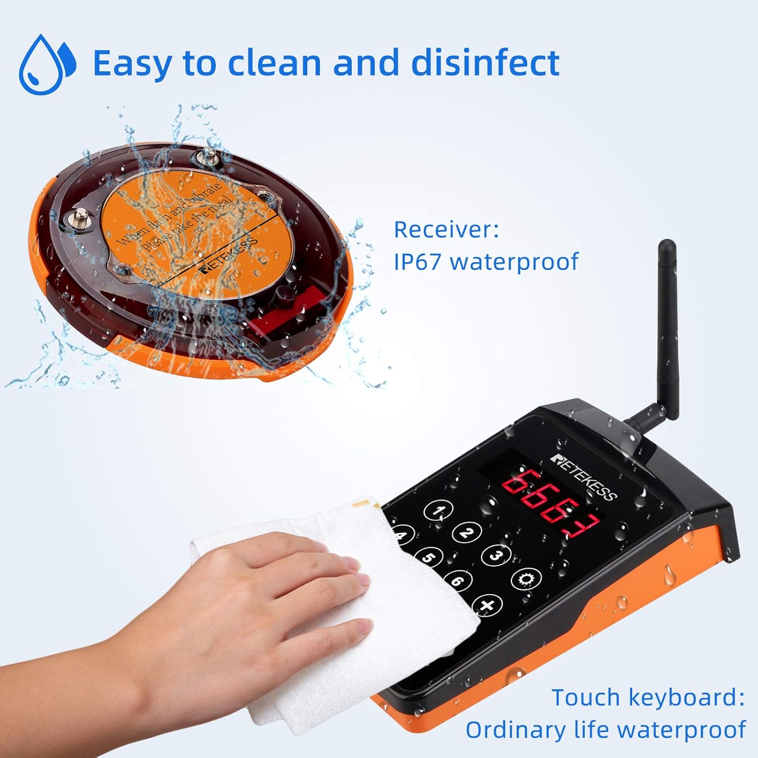 10 Pagers IP67 Waterproof Buzzer J846193