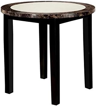 Black Wood Round Counter Height Table F6886