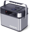 Portable Power Station 500W, 505Wh/140400mAh Pure Sine Wave Solar Generator with 2 AC Outlets, 12V DC, 3 USB, Emergency Light, Lithium Battery J158702
