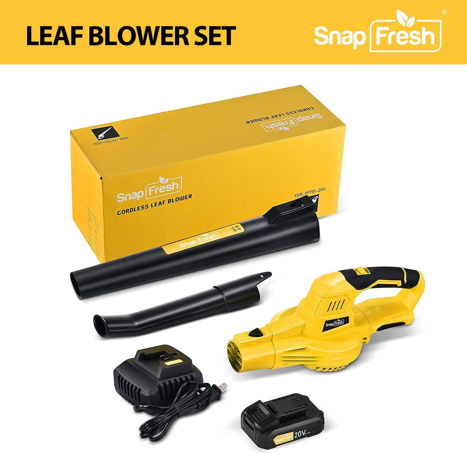 20V Cordless Leaf Blower with Battery & Charger U730838