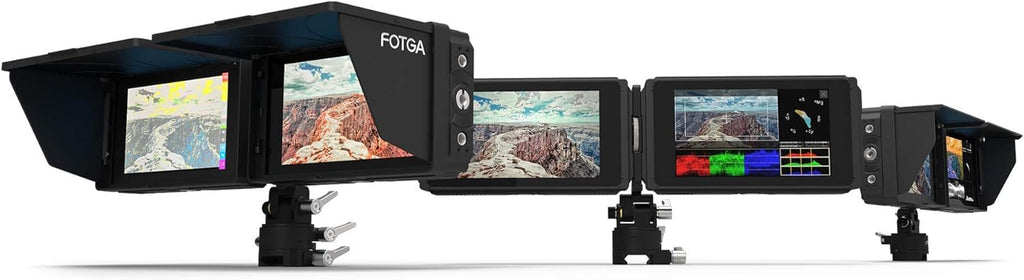 5inch Ultra Bright 2500nits Touch Screen Camera Field Monitor with 4K HDMI Input Output 3G SDI Dual Battery Slot H6280