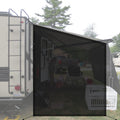Navy Blue Mesh RV Sun Shade Screen for Awning U773