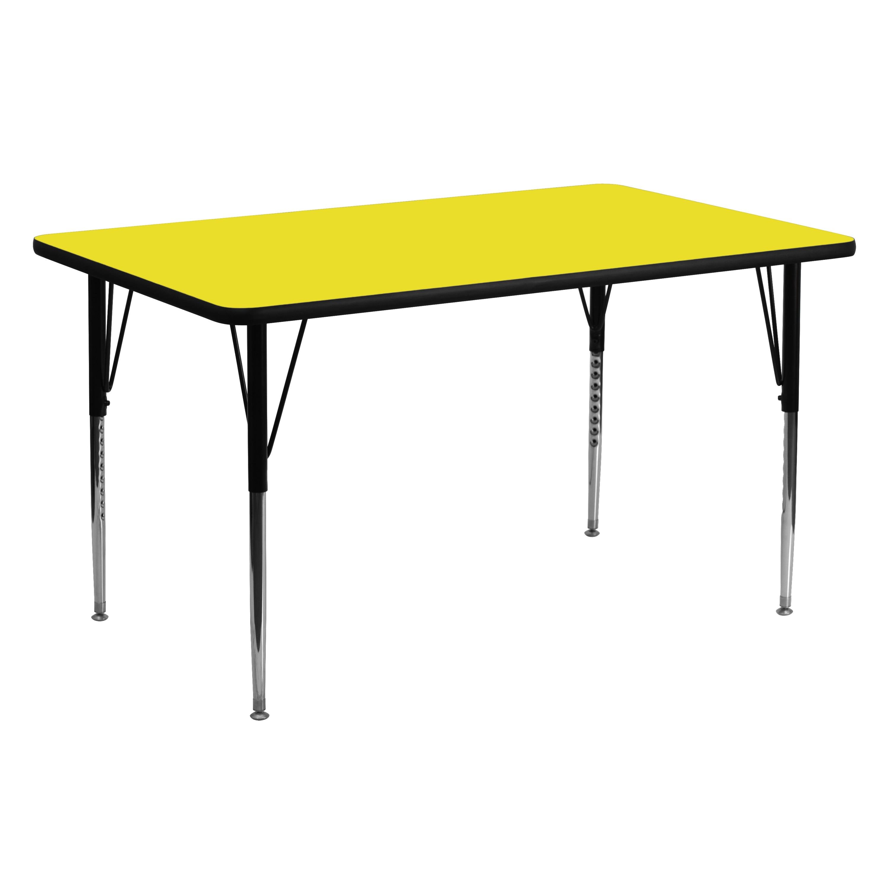 Yellow Rectangular Activity Table I875068
