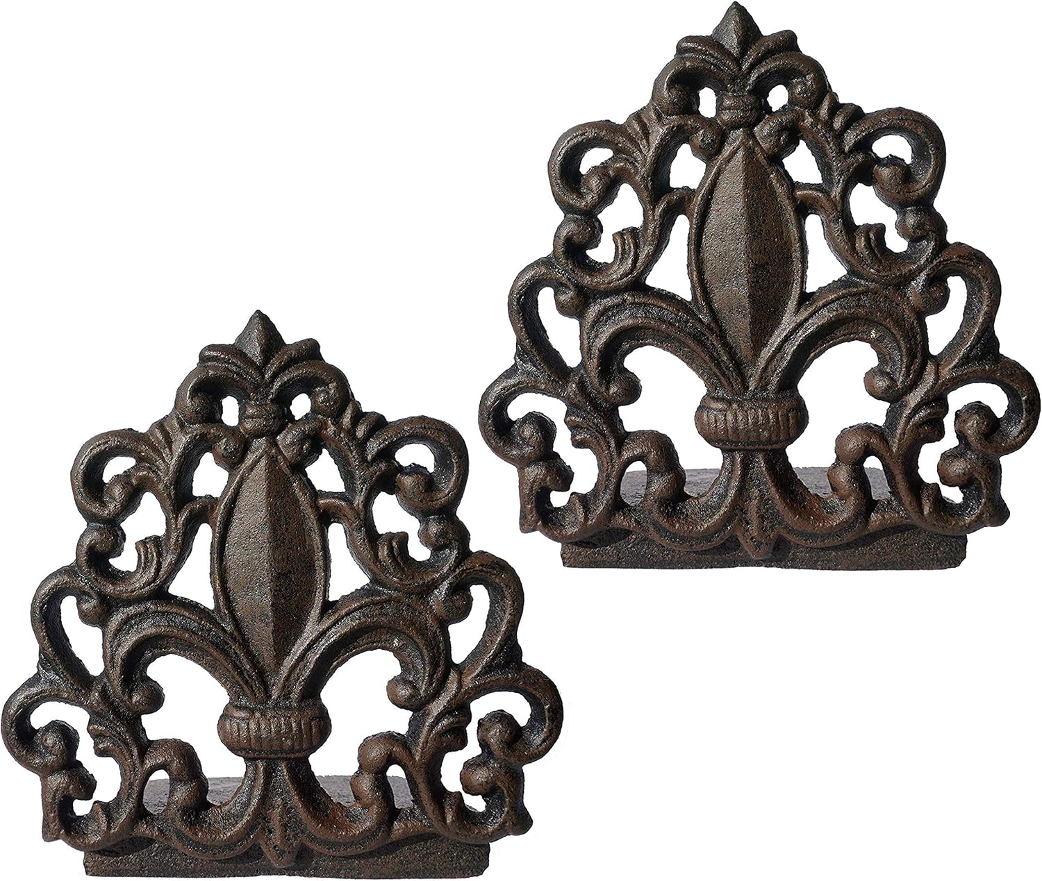 Antique Black Cast Iron Door Stop (2 Piece) S587