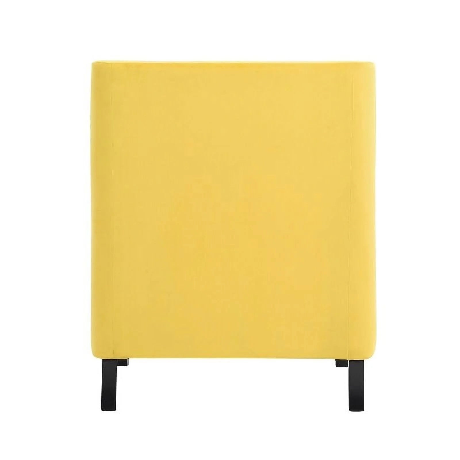 Yellow Velvet Accent Chair C414