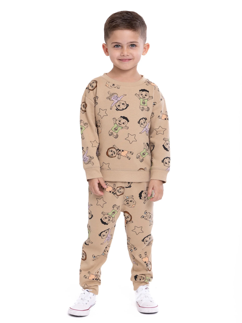 Toddler Pullover and Jogger Pants Outfit Set, 2-Piece L5355