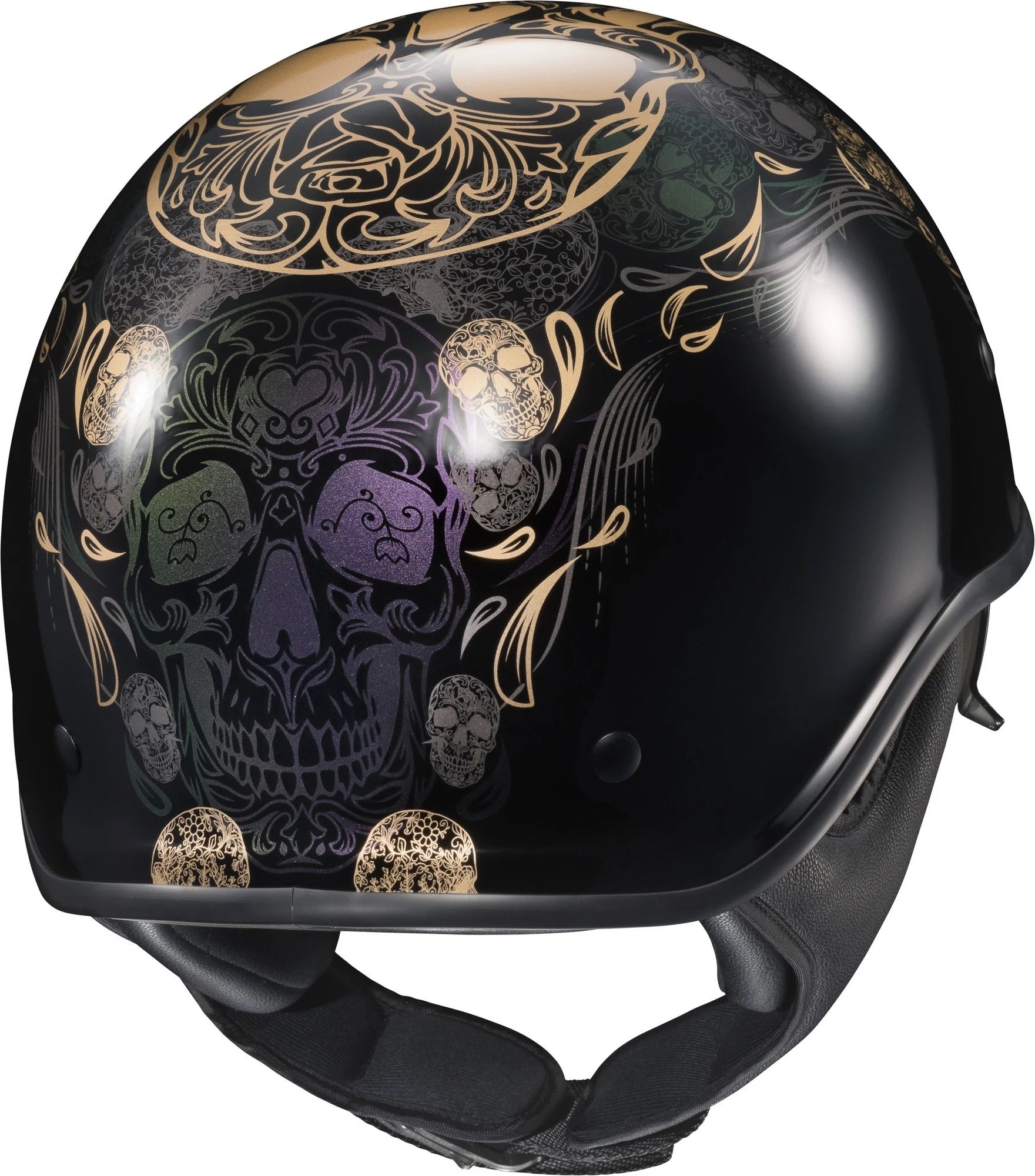 Black Half Helmet F7120