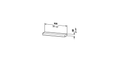 American Walnut Bathroom Shelf X81354