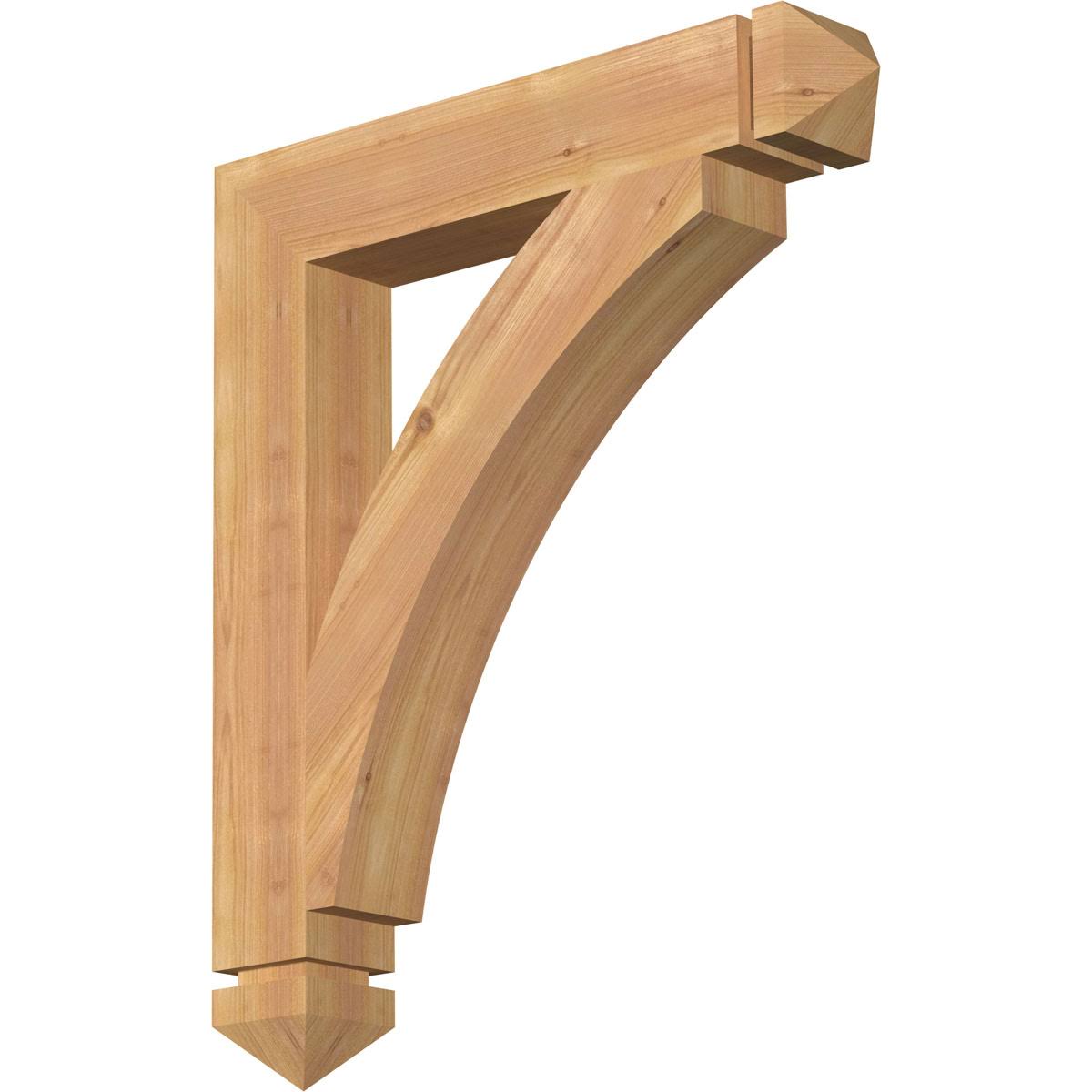 Western Red Cedar Smooth Bracket Z46423
