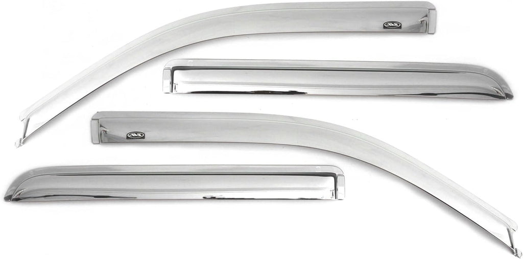 4-Piece In-Channel Side Window Deflector for Nissan Titan Crew Cab V218