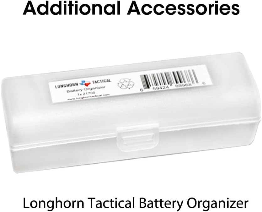1800 Lumen USB-C Rechargeable Tactical Flashlight with 5000mAh Battery L45370