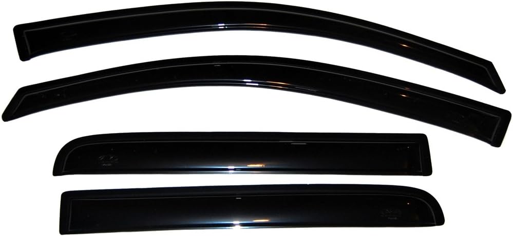 4-Piece In-Channel Side Window Deflector for Nissan Titan Crew Cab V218