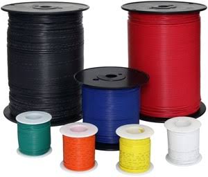 Blue 14 Gauge 2500 ft Hookup Wire J4815