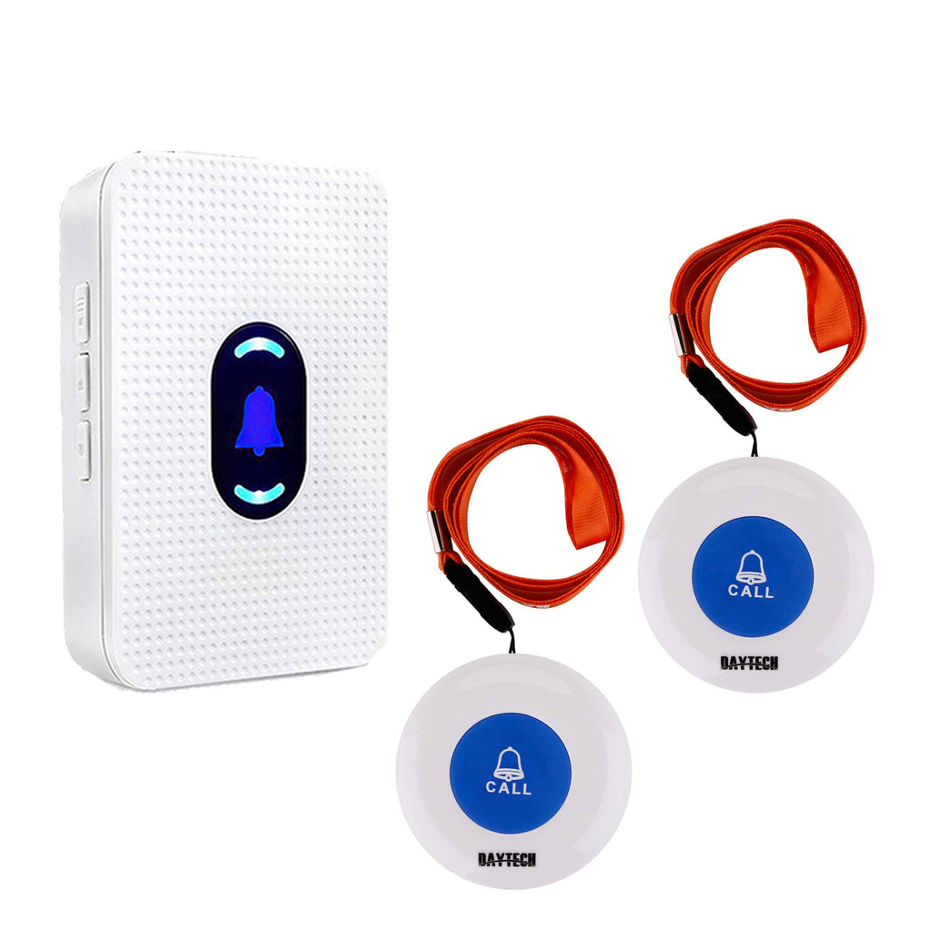 Wireless Caregiver Pager Alert System SOS Call Button M832548