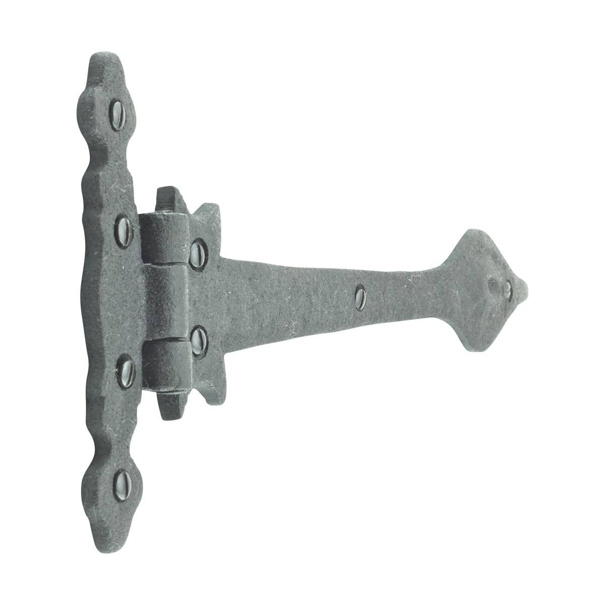 8 Strap Hinges Wrought Iron Spear Tip 11-3/4x22 Q140