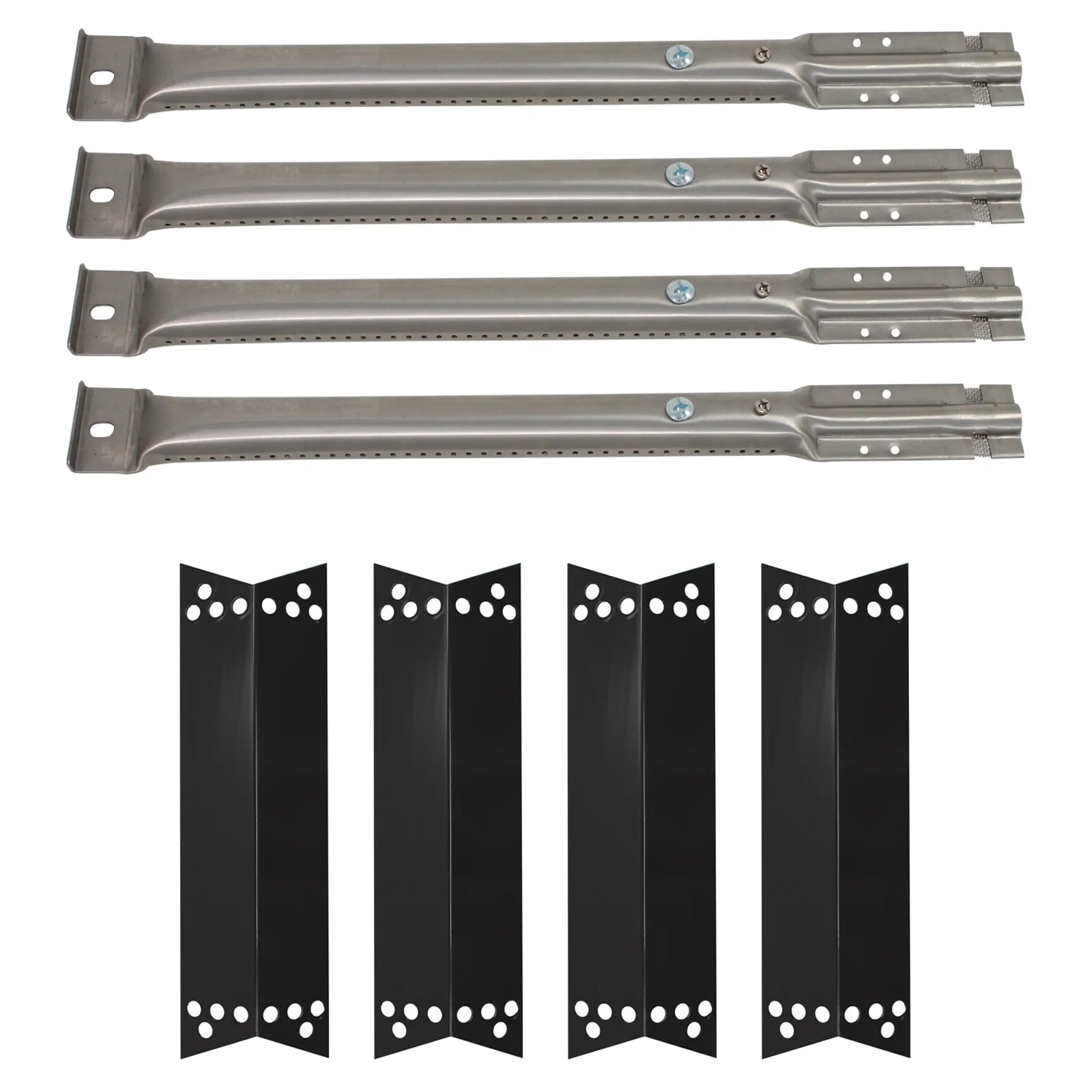 4-Pack Stainless Steel BBQ Gas Grill Tube Burner Replacement Parts G521766