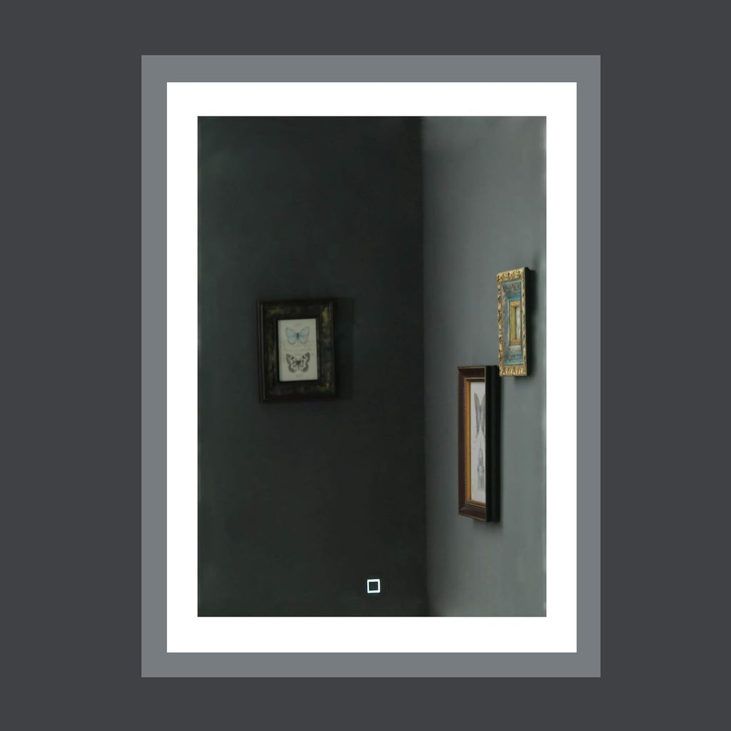 LED Lighted Bathroom Mirror Wall Mounted Vanity Mirror 60 Wx40 H J666