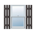 12x22W x 63x22H Vinyl Three Board Spaced Shutters P540