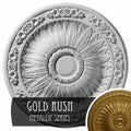 20 1/4 inch x 1 1/2 inch Hand-Painted Gold Ceiling Medallion M590815
