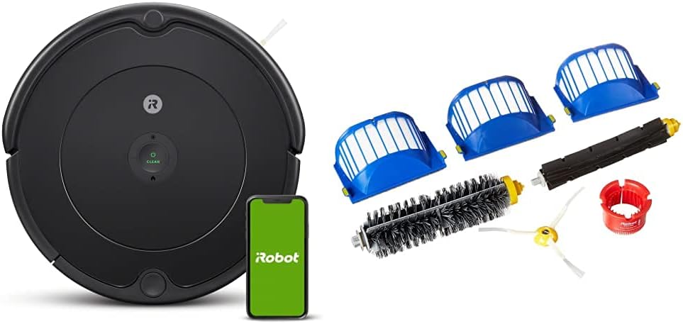 White Robot Vacuum with Self-Charging U491