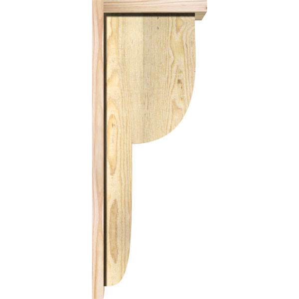 Crestline Rough Sawn Corbel w/Backplate, Douglas Fir M55513