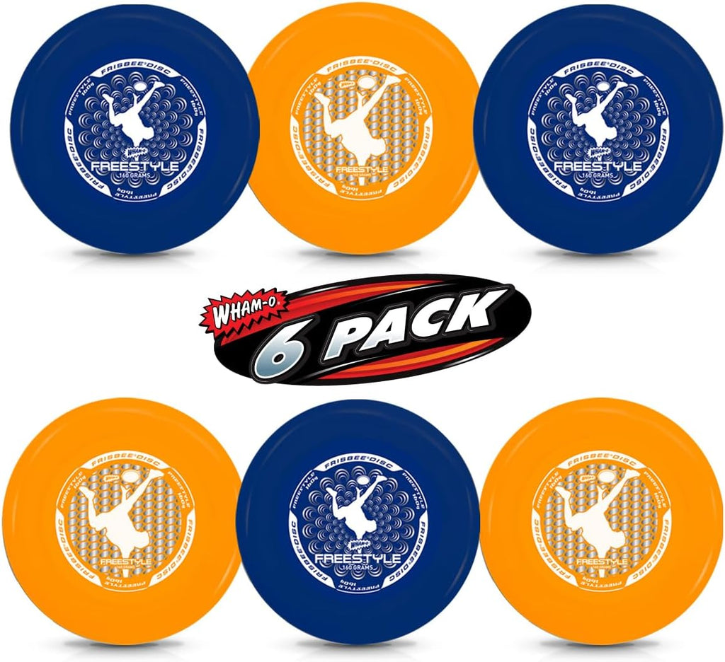 6 PACK Freestyle Flying Disc Z1473