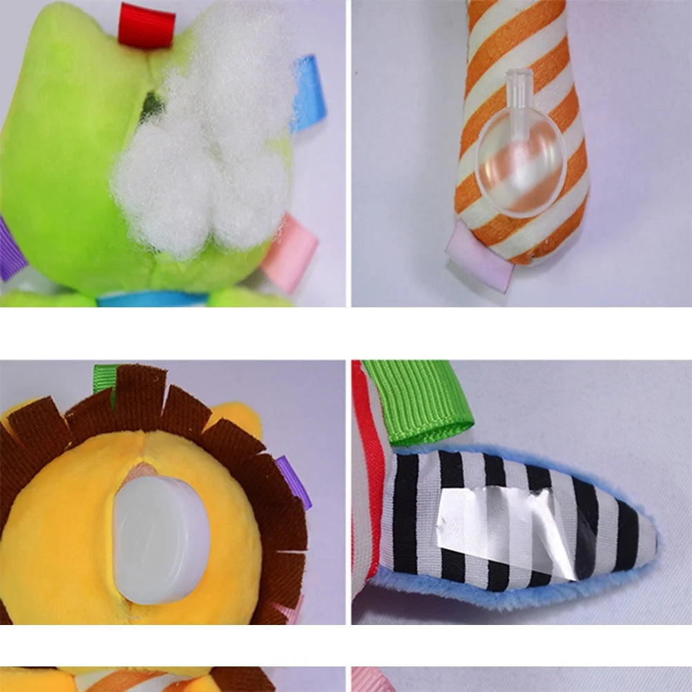 Giraffe Plush Rattle Toy for Newborn A124340