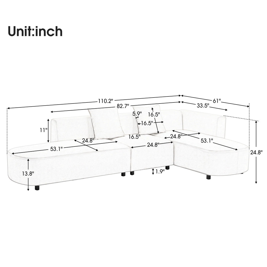 Luxury Modern Style Living Room Sofa D781026