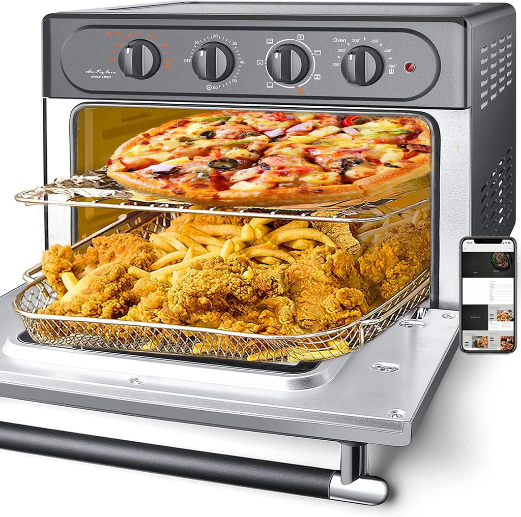 Silver 24 Quart 7-In-1 Convection Air Fryer Toaster Oven J174499