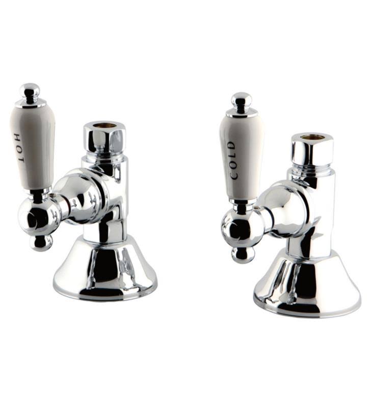 Straight Stop Shut Off Valve Satin Nickel M398