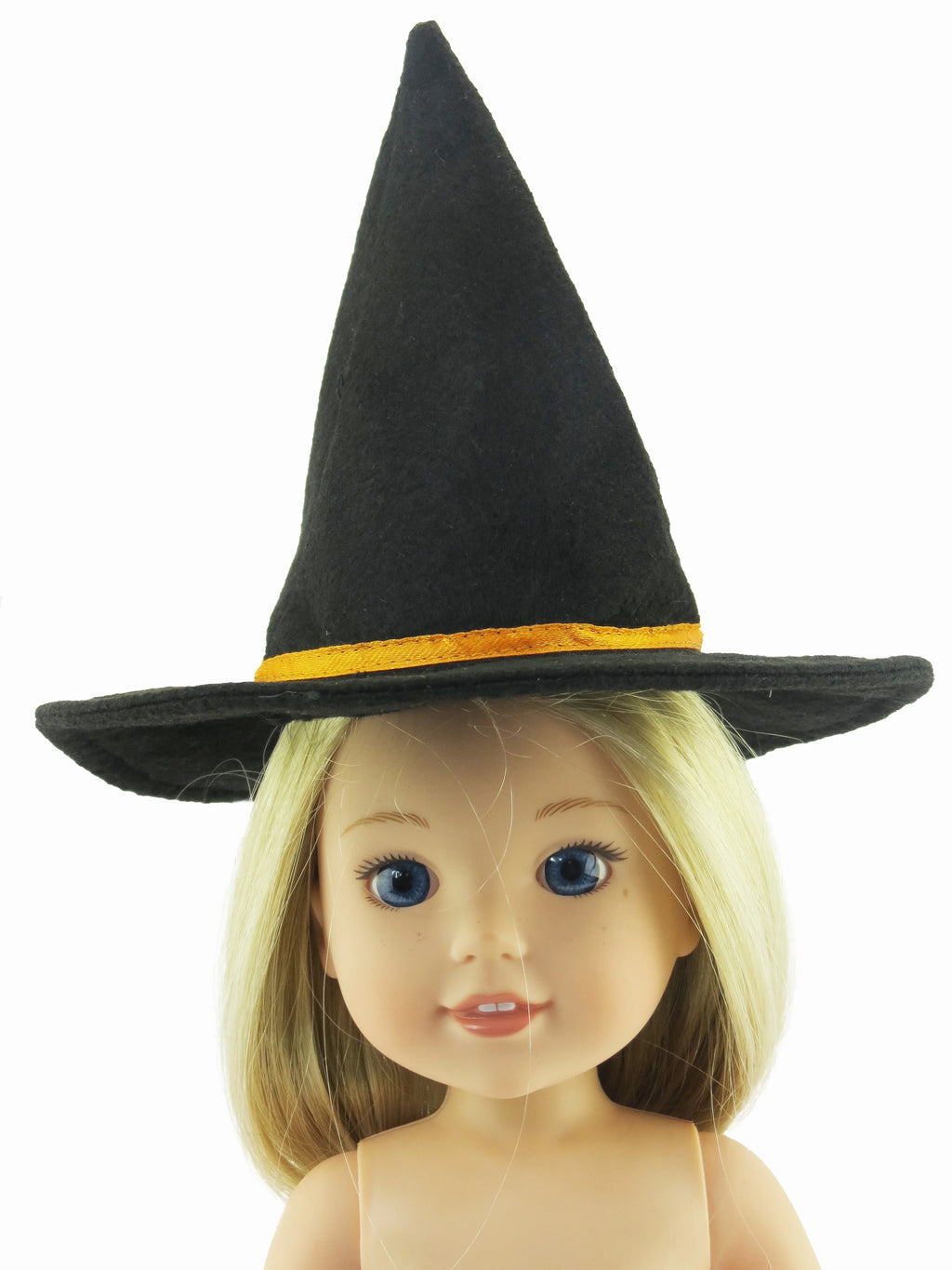 Black Witch Hat for 14 Inch Dolls I37966