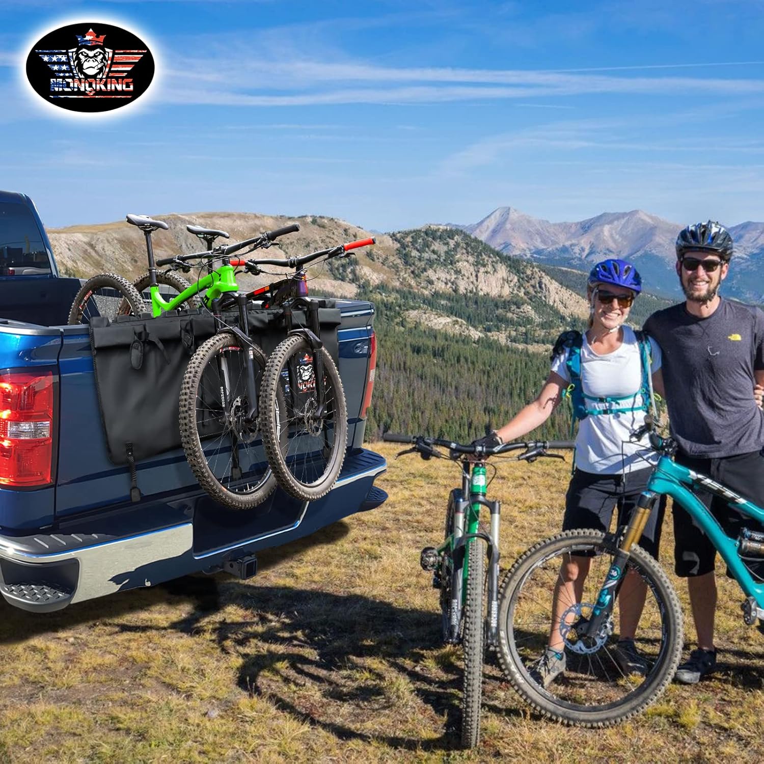 Tailgate Bike Pads with Tool Pocket, 21" Wide Pack of 2 H28409