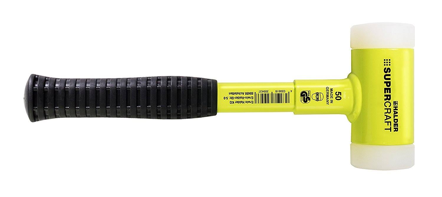 Yellow 60 mm Mallet with Steel Tube Handle I620209