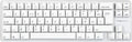 White Backlit French Version AZERTY Layout Mechanical Gaming Keyboard Y82969