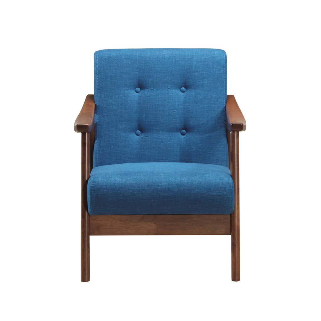 Beige Brown Mid-Century Modern Accent Chair L938