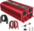 1500W Power Inverter Dual AC Outlets Dual USB DC 24V to 110V AC Car Inverter with Digital Display Z1953