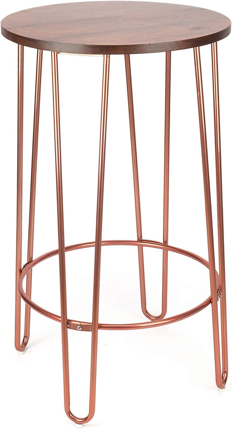 Round Bar Table with Metal Frame W832