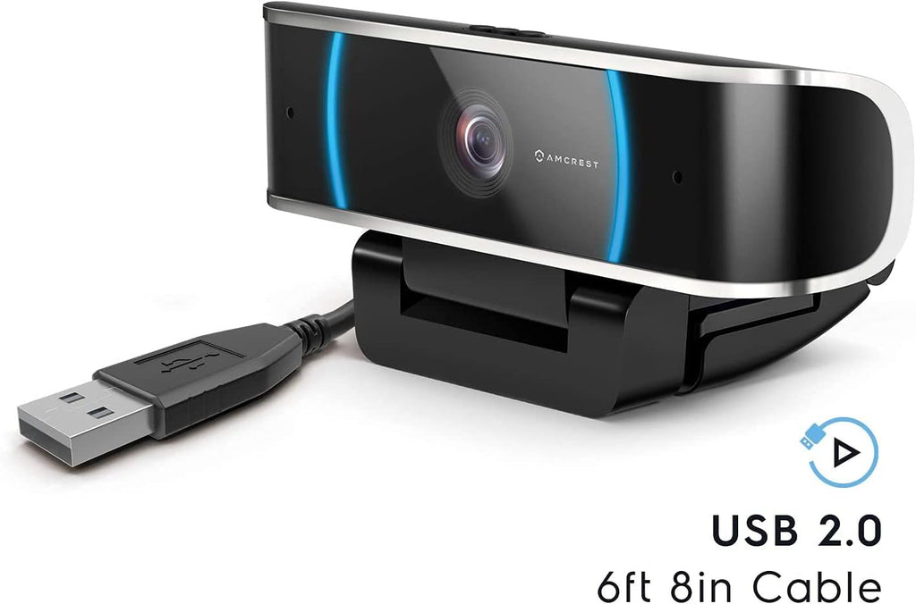 5-Megapixel USB Webcam with Microphone and Wide Angle Lens N13067