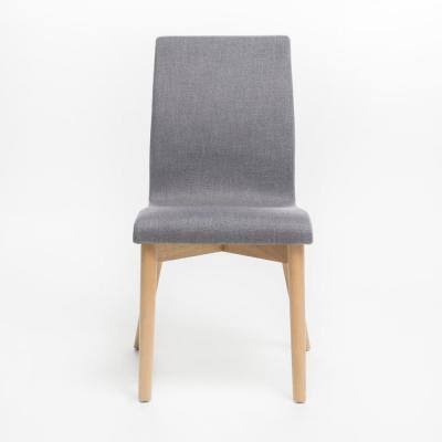 Dark Gray Oak Finish Dining Chair Set of 2 O534663