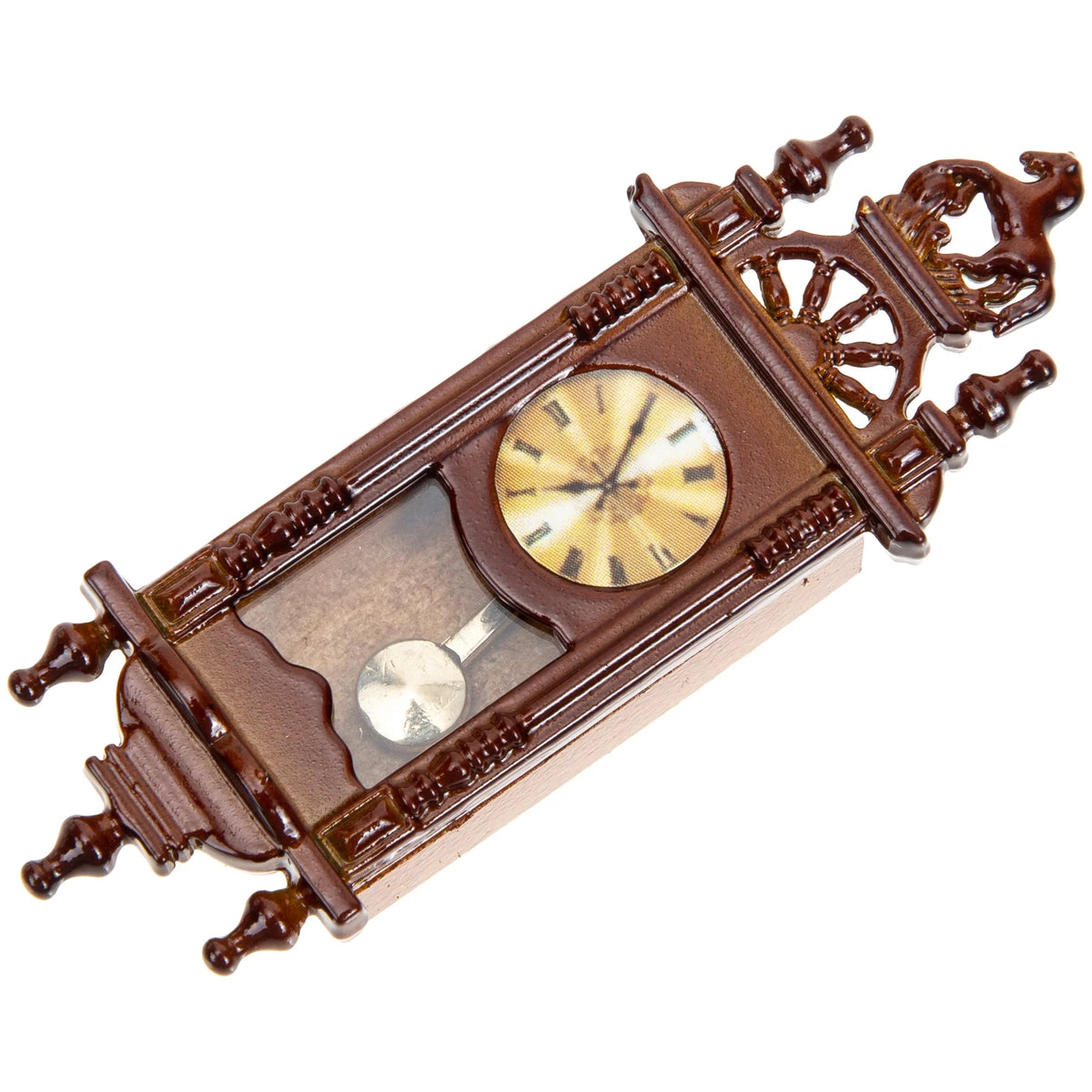 Metal Dollhouse Hanging Clock Toy Doll Furniture O149592