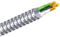8/2 Type 8 AWG 2 Conductors Stranded Metal Clad Cable with Aluminum Armour and Green Ground Wire O9640