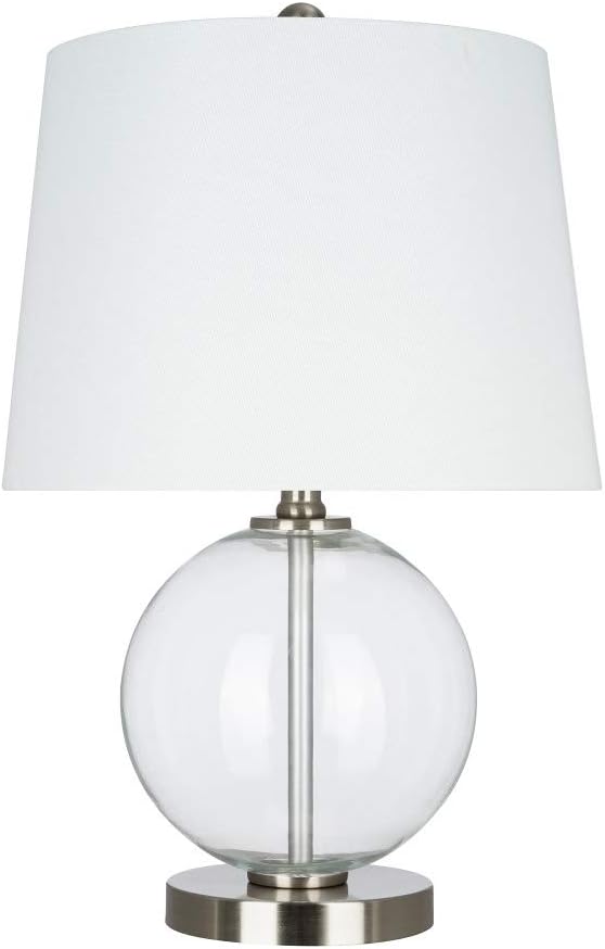 Clear Cylindrical Glass Table Lamp I8444