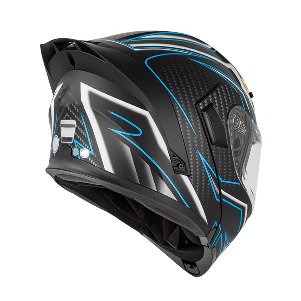 Motorbike Helmet with Dual Visor D92058
