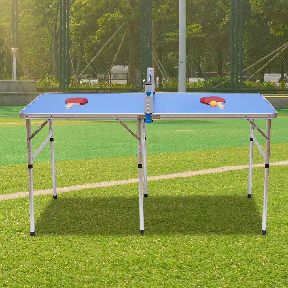 Foldable Table Tennis Table with 2 Paddles and 3 Balls V3972