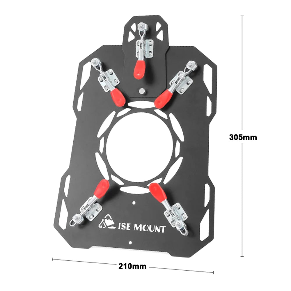 Tent Chimney Anti Scald Plate Clip on Stove Jack Protector H913