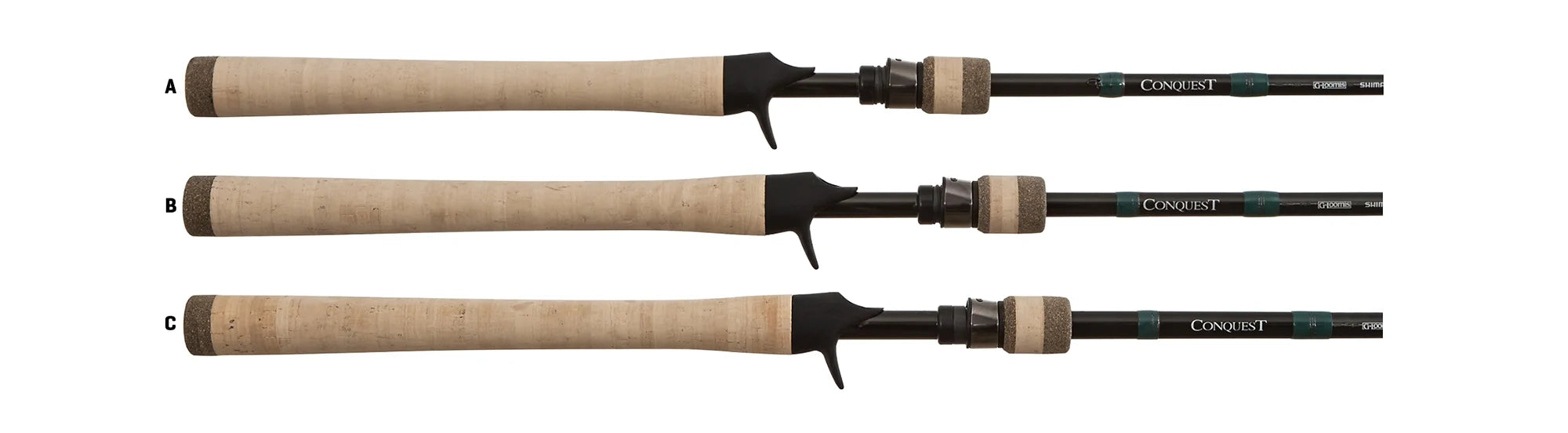 Conquest 844C MBR BASS Fishing Rod C1554