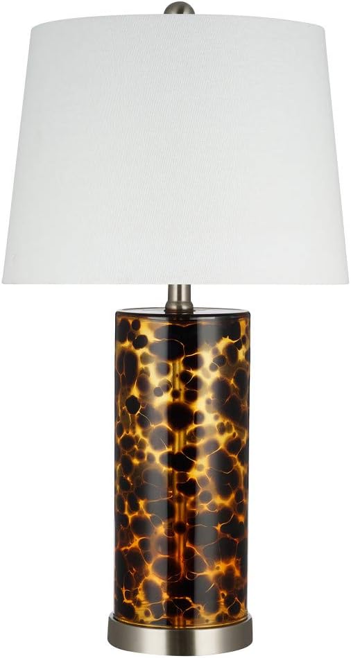 Clear Cylindrical Glass Table Lamp I8444
